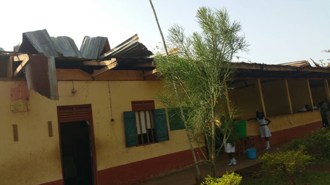 Heavy Rainstorm Destroys Roof of Basic School in Ahafo Kukuom