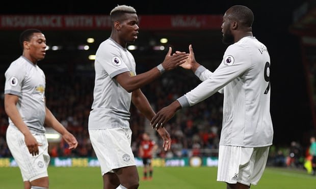 Man Utd sink Bournemouth after Mourinho rings changes