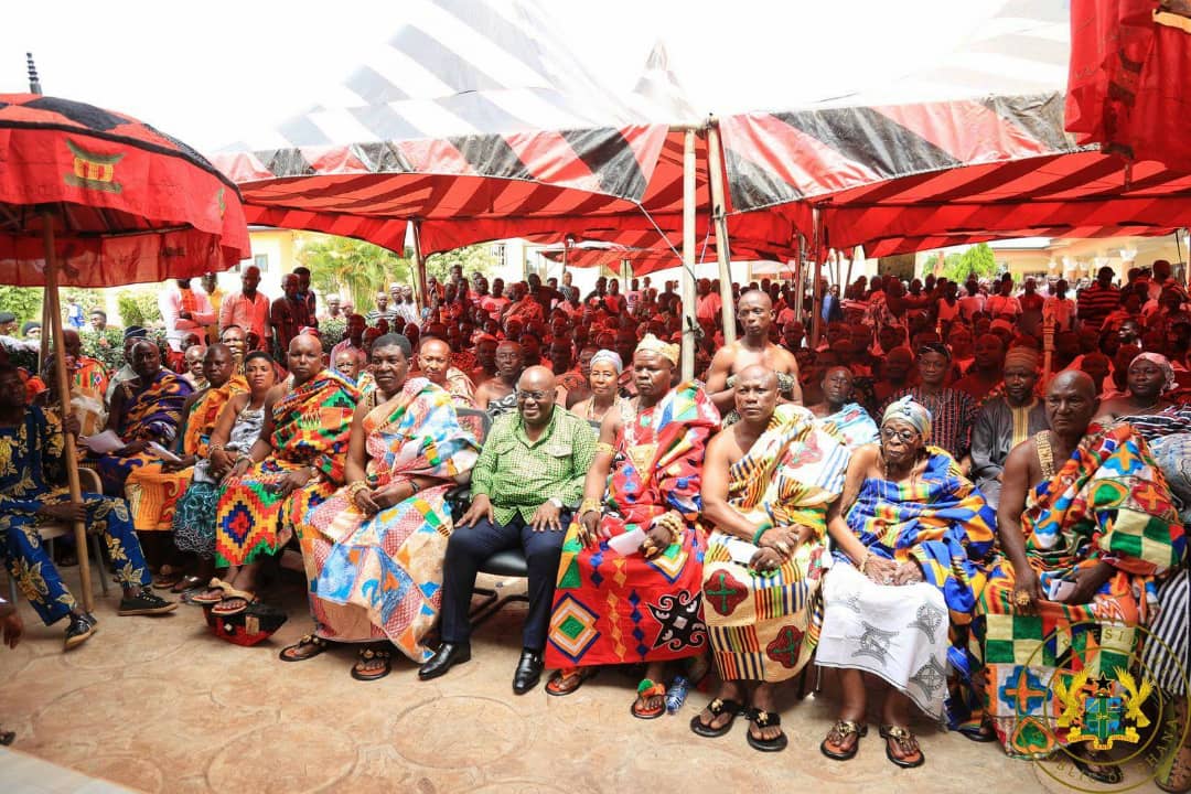 LIVE PICTURES: Akuffo Addo Visits to Asunafo South