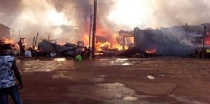 Fire guts over 50 structures at Achimota